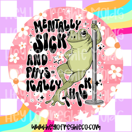 Round Cardstock | Mentally Sick and Physically Thick