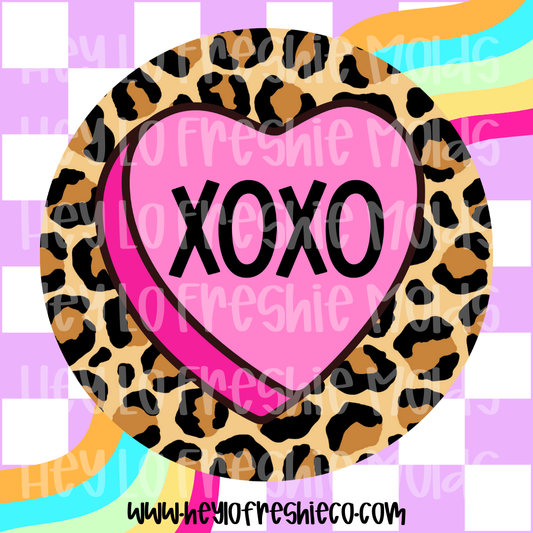 Round Cardstock | Conversation Heart XOXO