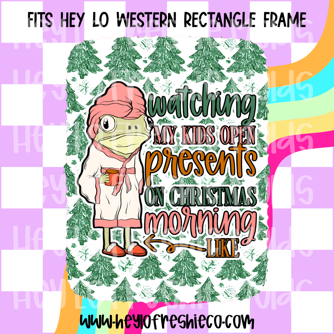 Pick Your Own Cardstock | Western Rectangle Watching My Kids Open Presents