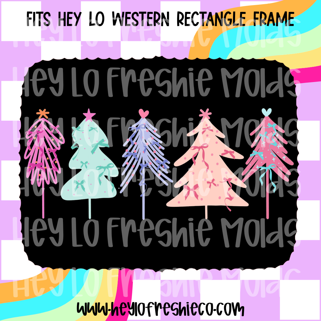 Pick Your Own Cardstock | Western Rectangle Christmas Trees
