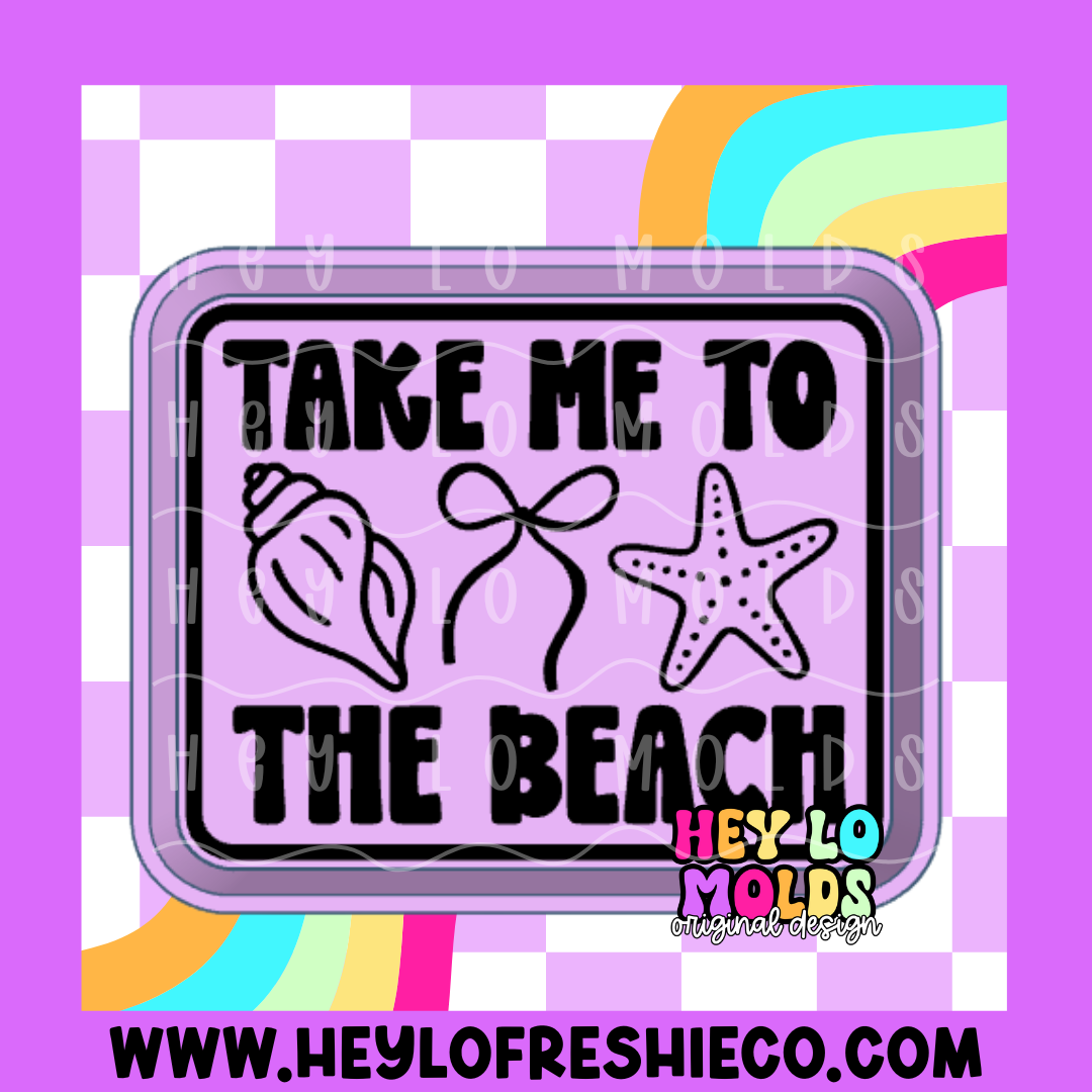 Take Me To The Beach Silicone Mold