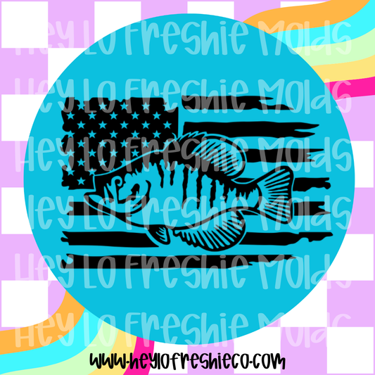 Pick Your Own Cardstock | Round | Fish Flag