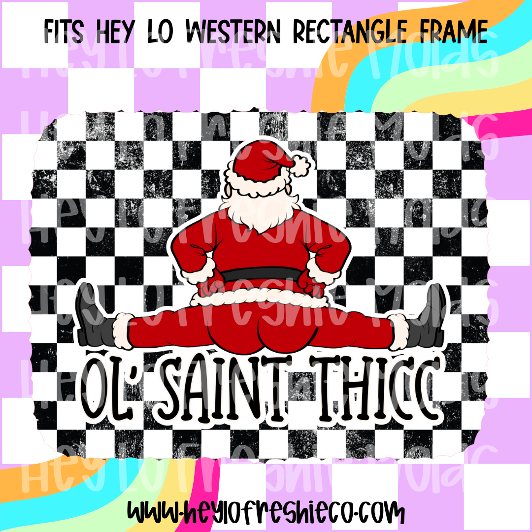 Pick Your Own Cardstock | Western Rectangle Ol Saint Thick