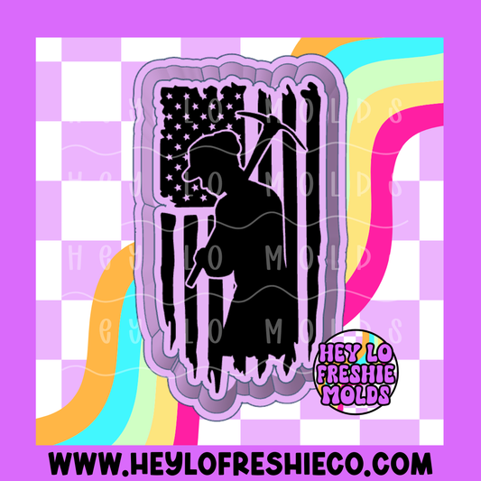 Miner Flag Silicone Mold