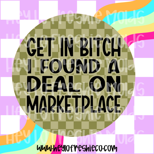 Round Cardstock | Get In Bitch I Found A Deal On Marketplace