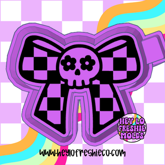 Skull Bow Silicone Mold