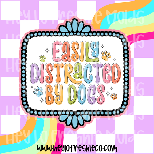 FULL Western Rectangle Frame Cardstock | Easily Distracted By Dogs