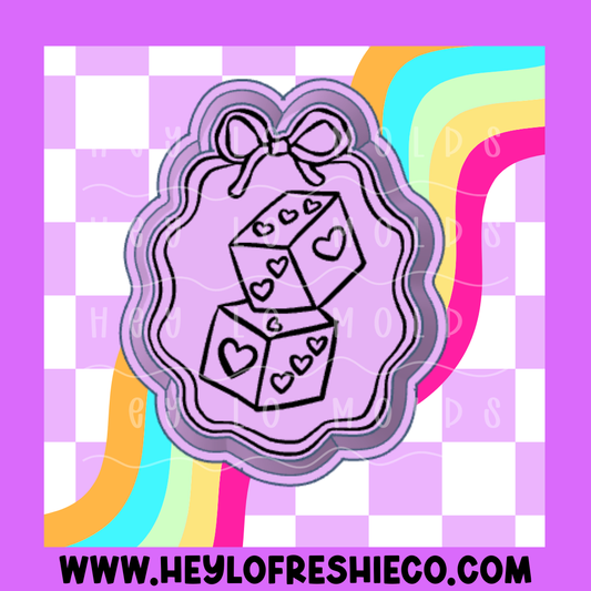 Heart Dice Silicone Mold