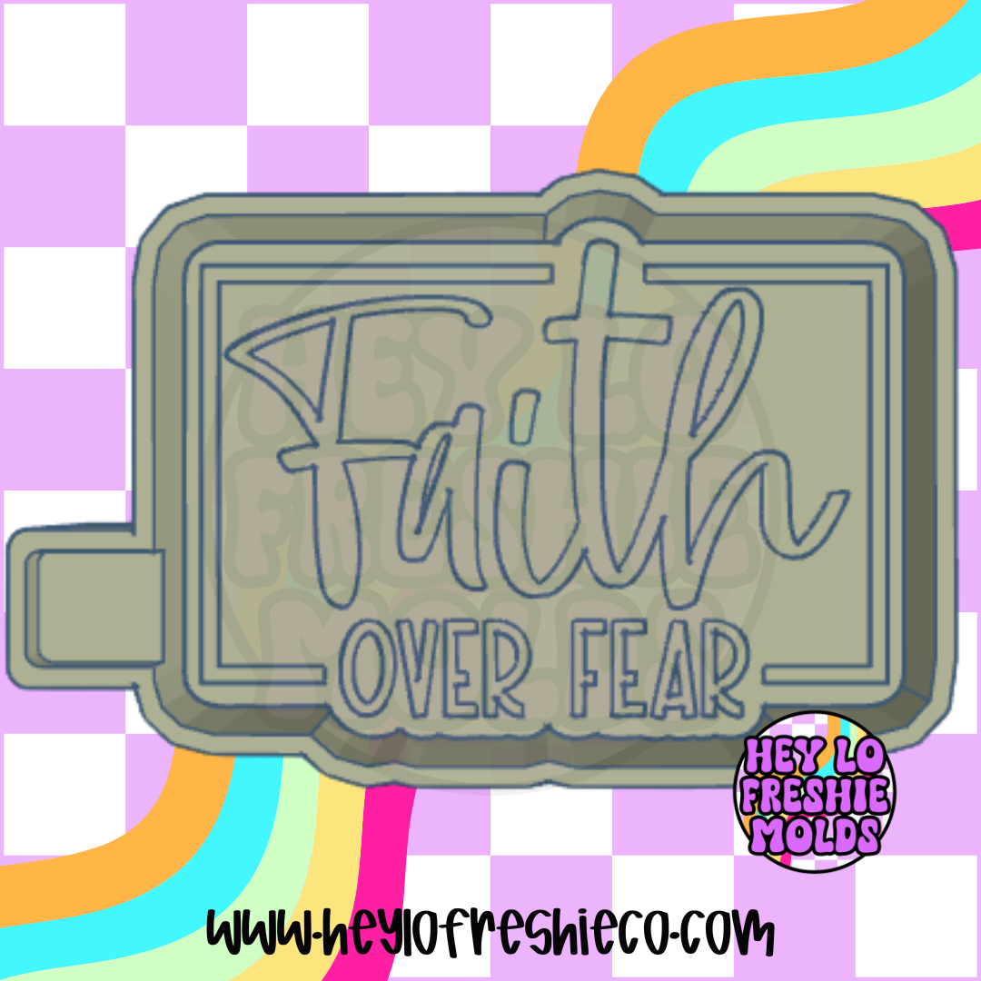 Faith Over Fear Silicone Mold