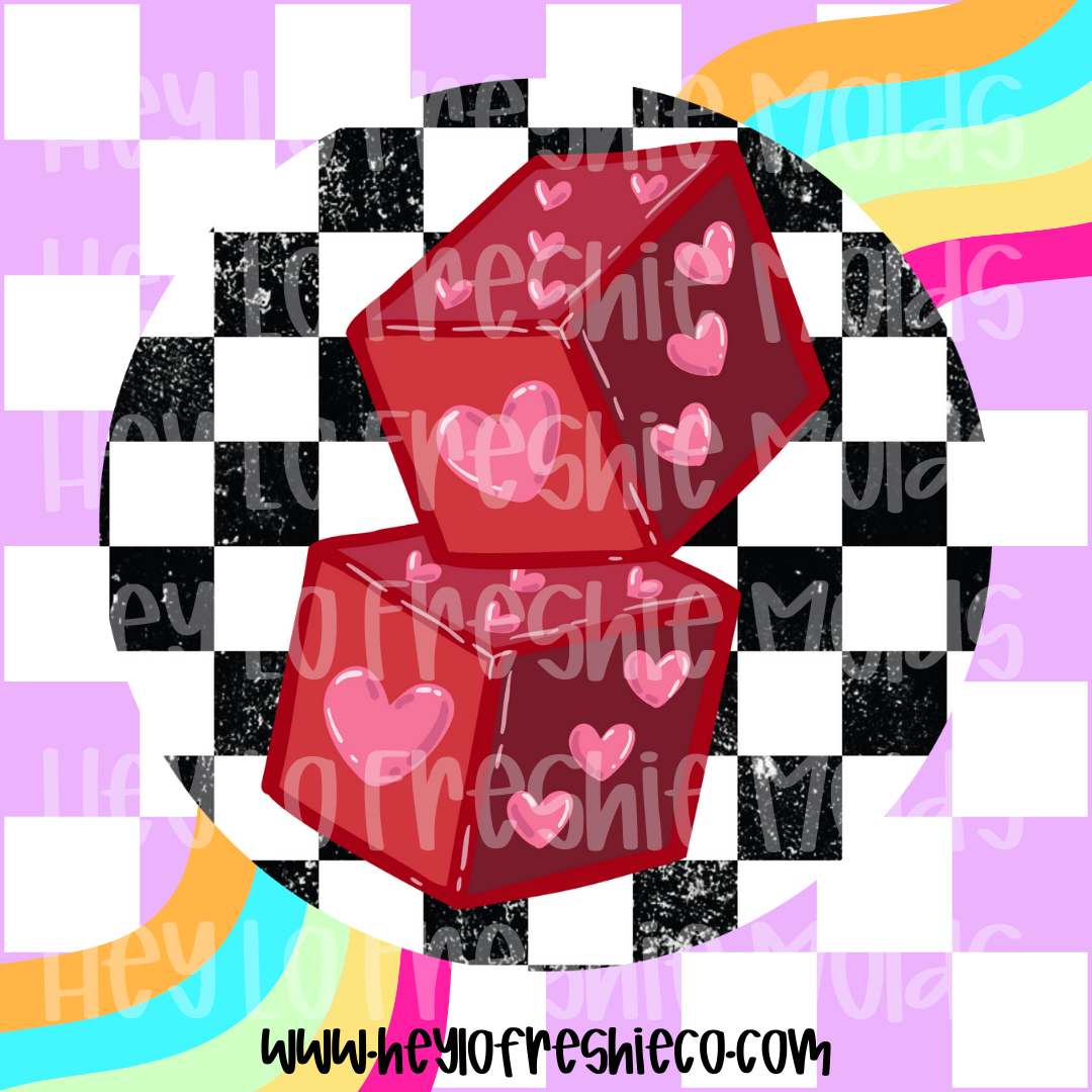 Round Cardstock | Valentine Dice