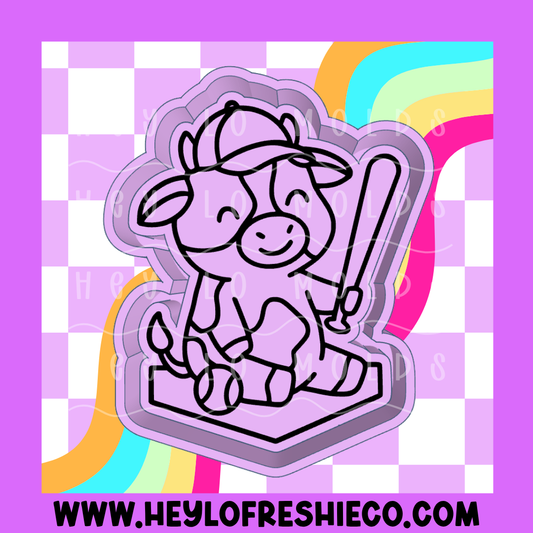 Baseball Cow Silicone Mold
