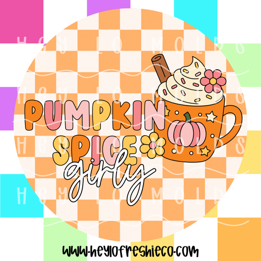 Round Cardstock 247 | Pumpkin Spice Girly