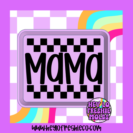 Checkered Mama Silicone Mold
