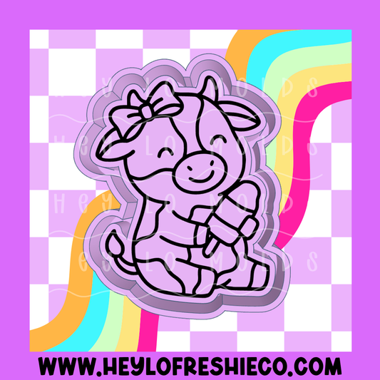 Popsicle Cow Silicone Mold
