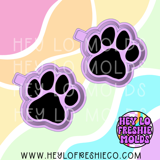 Paw Print Vent Set Silicone Mold
