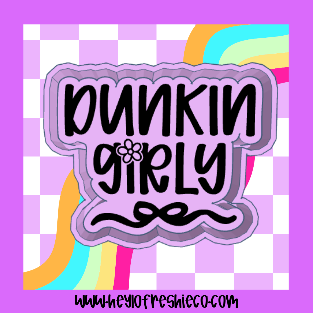 Dunkin Girly Silicone Mold