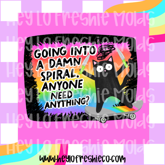 Square Cardstock | Going Into A Spiral