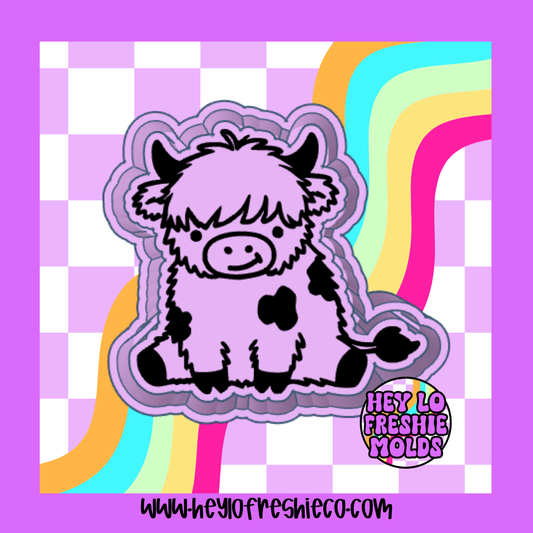 Fuzzy Cow Silicone Mold