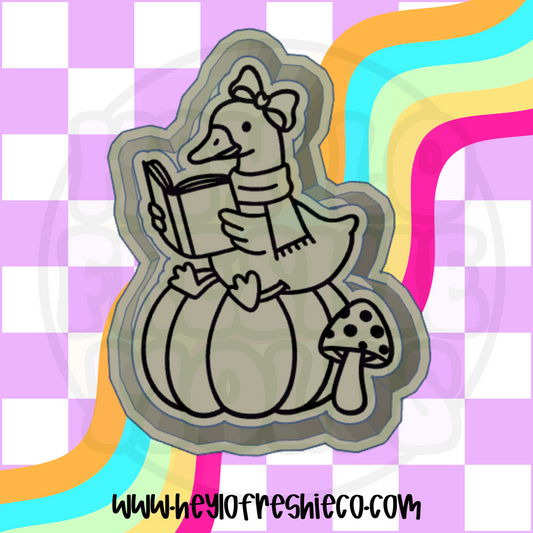 Reading Goose Silicone Mold