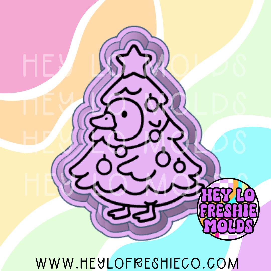 Christmas Tree Goose Silicone Mold