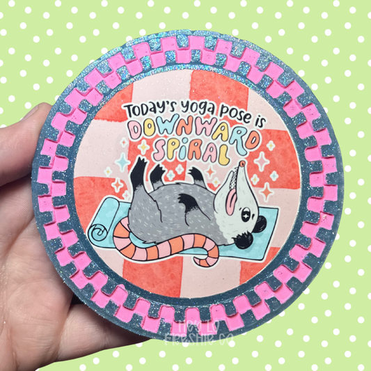 Downward Spiral Car Freshie | Scent: Orange Soda