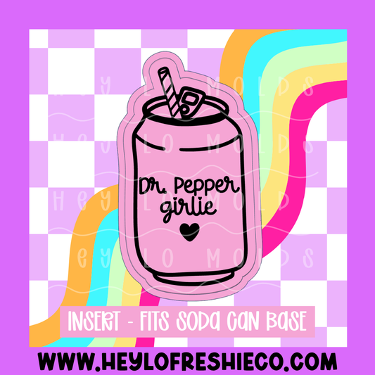 Soda Can Insert - Dr Pepper Girlie