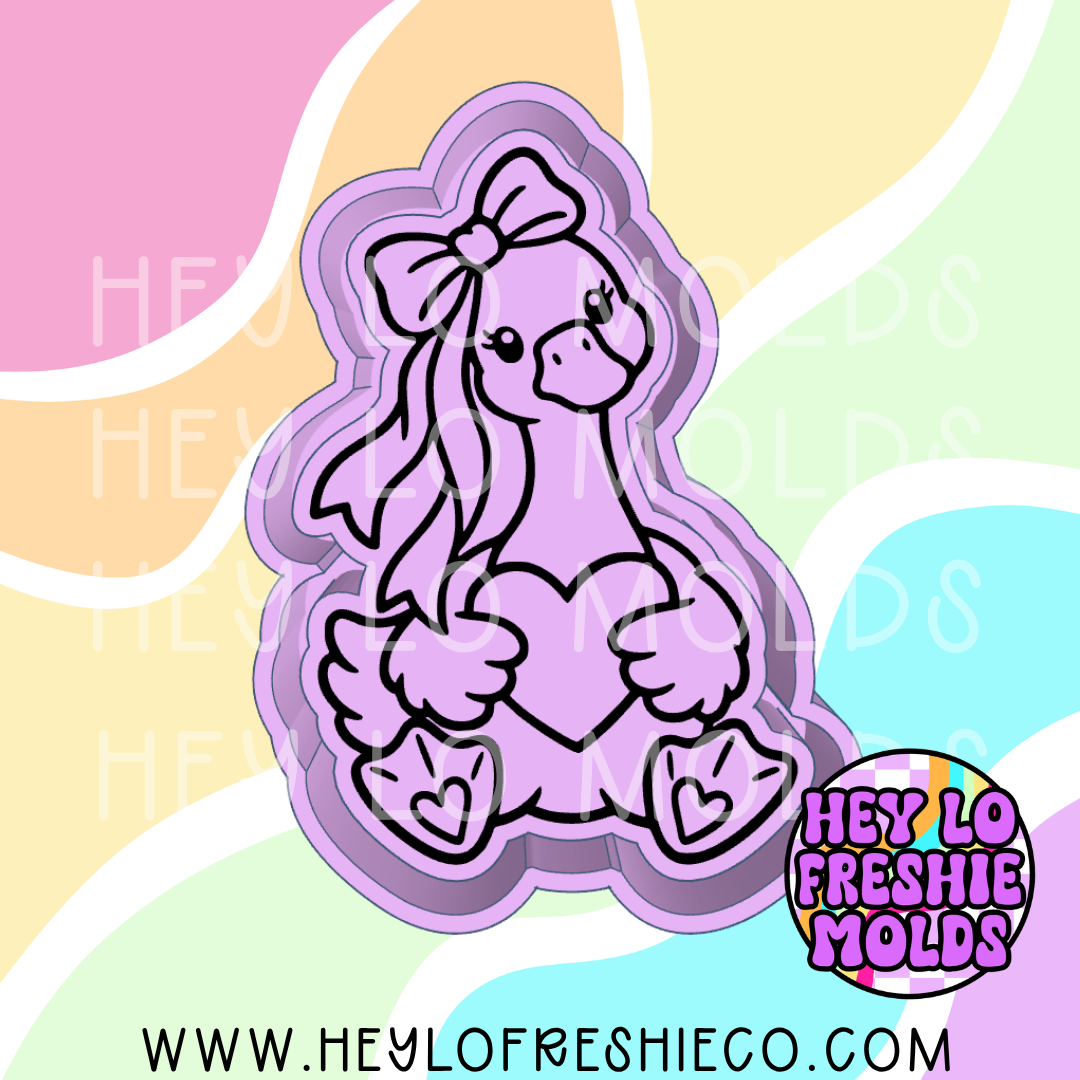 Heart Goose Silicone Mold
