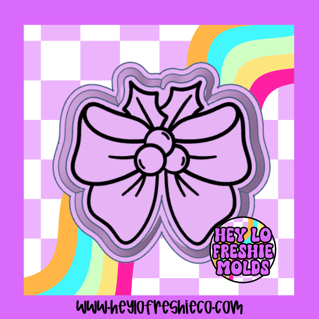 Mistletoe Bow Silicone Mold