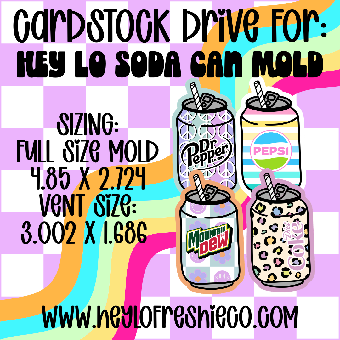 Digital Cardstock Drive: Soda Can