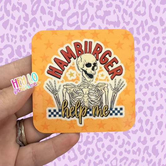 MAGNET | Hamburger Help Me