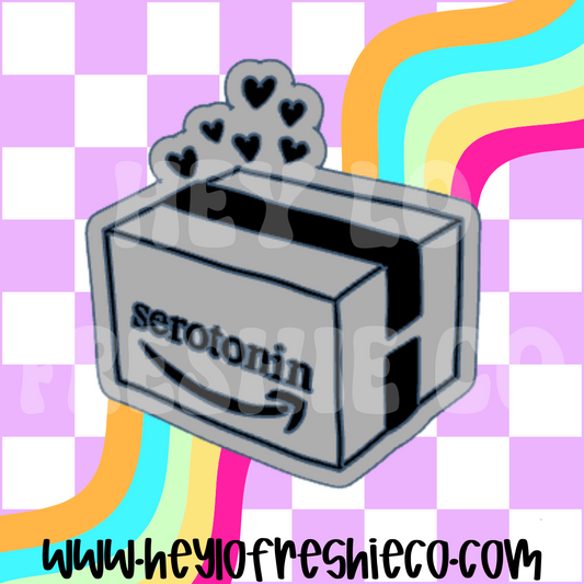 Serotonin Package Silicone Mold