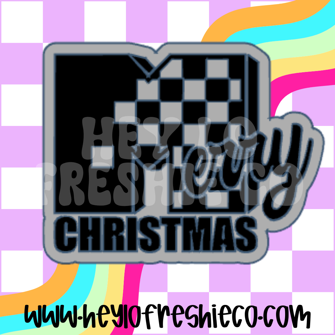 Merry Christmas Silicone Mold