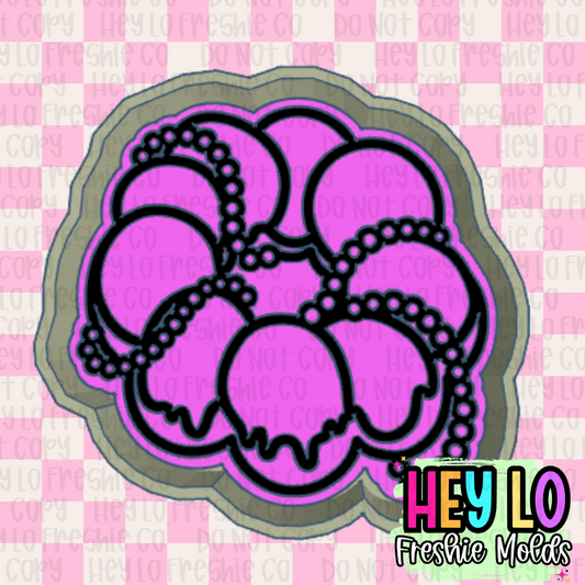 King Cake Freshie Mold