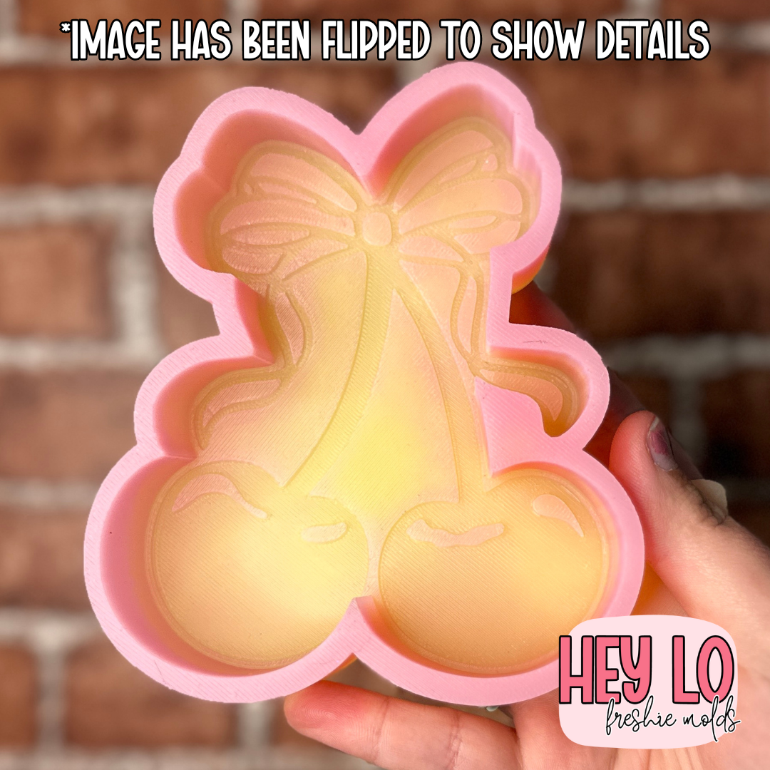 Cherries With Bow Silicone Mold