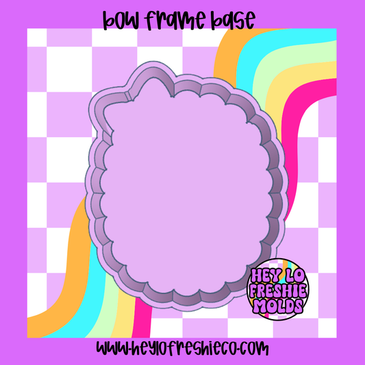 Oval Bow Frame Base Silicone Mold
