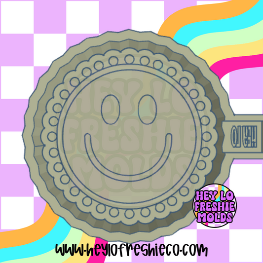 Smiley with Dotted Frame Exclusive Freshie Mold