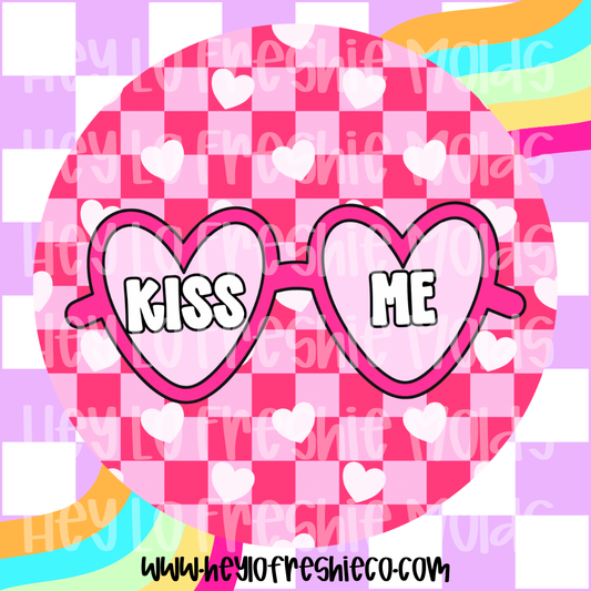 Round Cardstock | Kiss Me Sunglasses