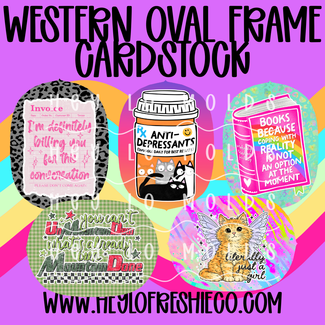 Cardstock Grab Bag | Western Oval Frame