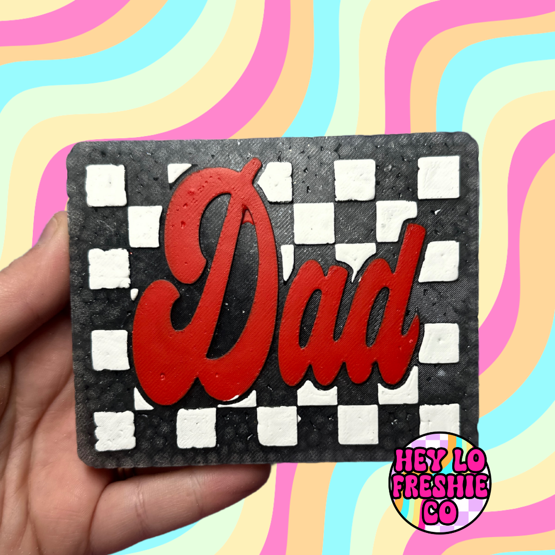 Checkered Dad Silicone Mold