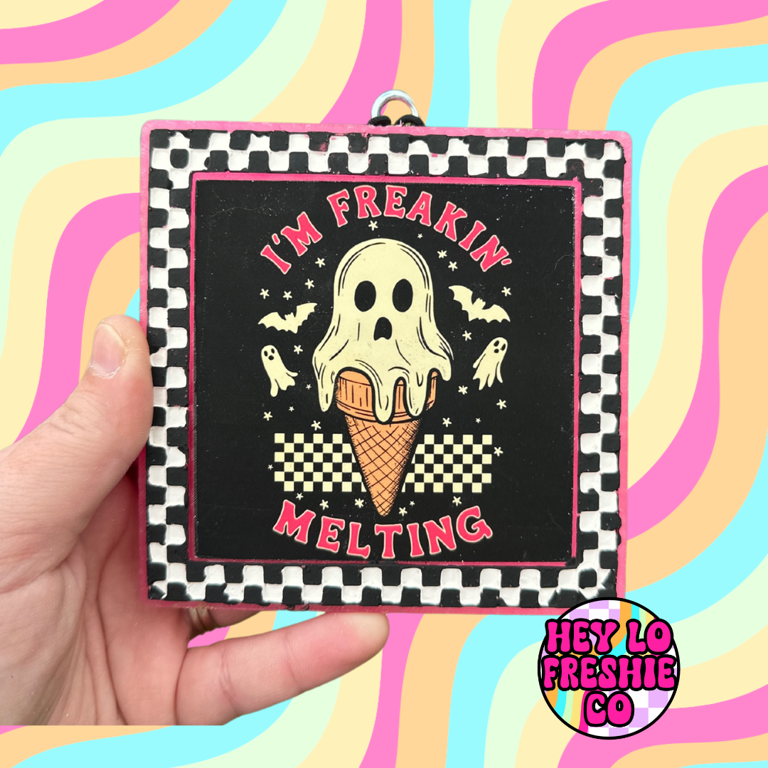 Checkered Square Frame Silicone Mold