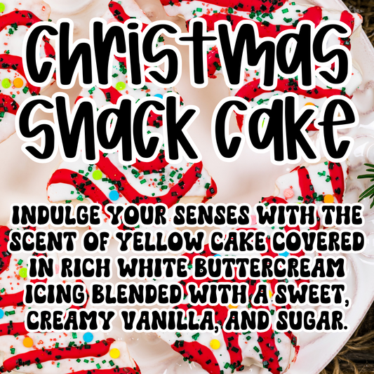 Christmas Snack Cake Freshie Beads (16 OZ)