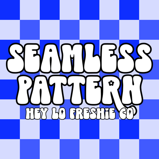 SEAMLESS PATTERN DIGITAL DOWNLOAD: Blue Checkers