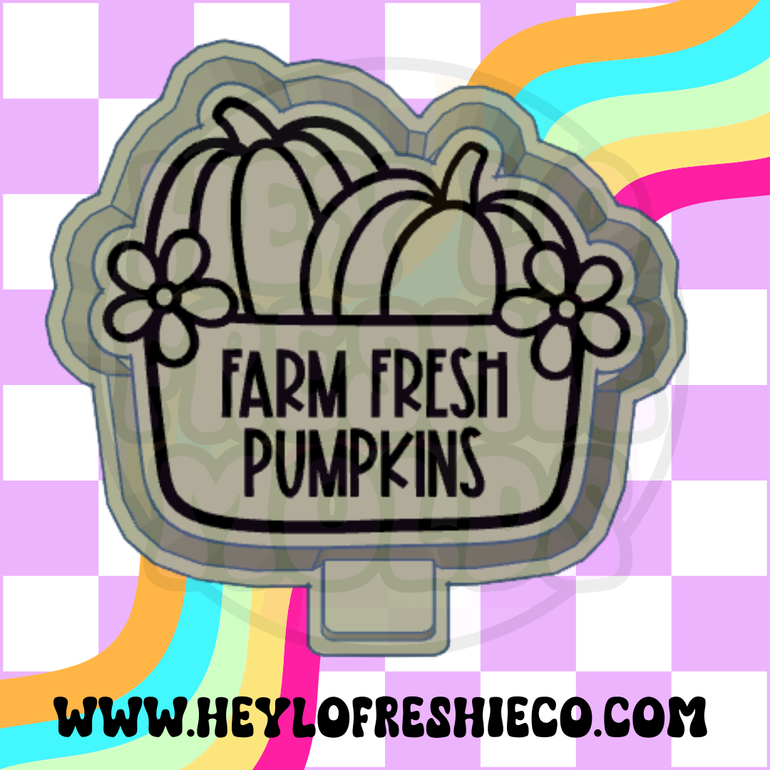 Farm Fresh Pumpkins Silicone Mold