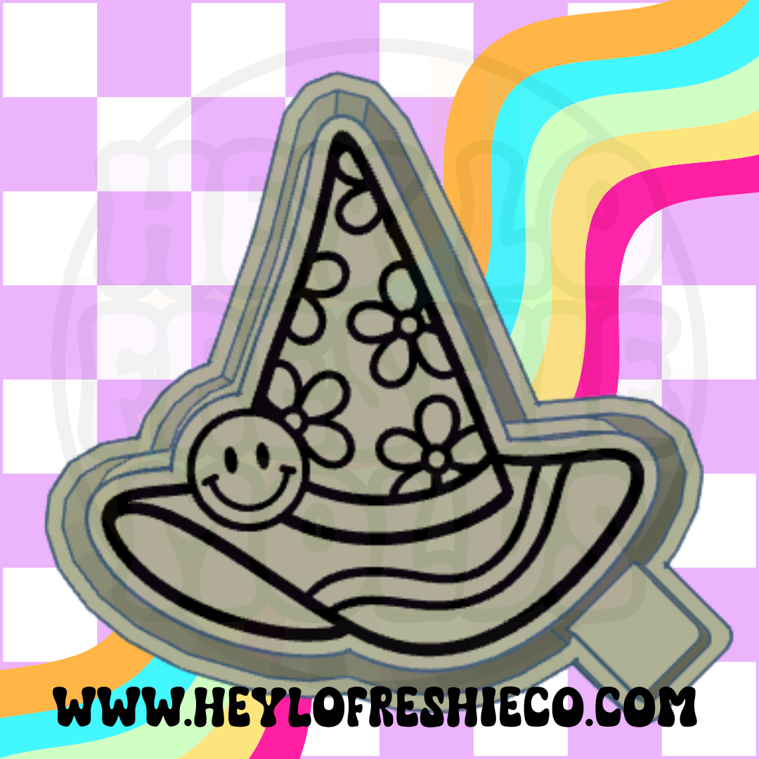 Groovy Witch Hat Silicone Mold