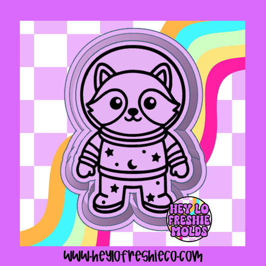 Space Raccoon Silicone Mold
