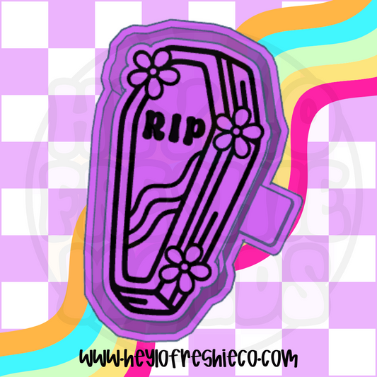 RIP Coffin Silicone Mold