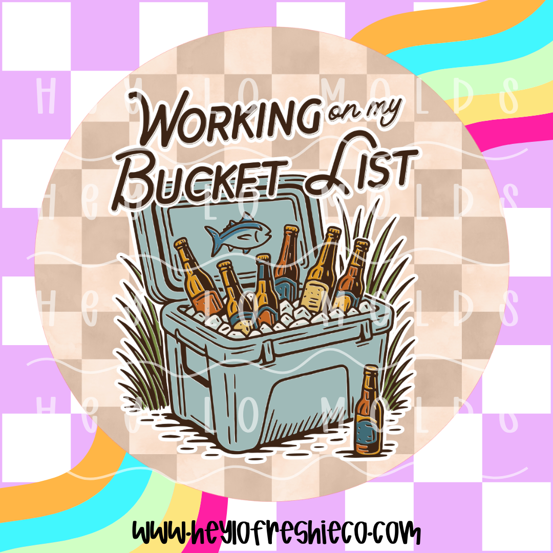 Round Cardstock 208 | Working On My Bucket List