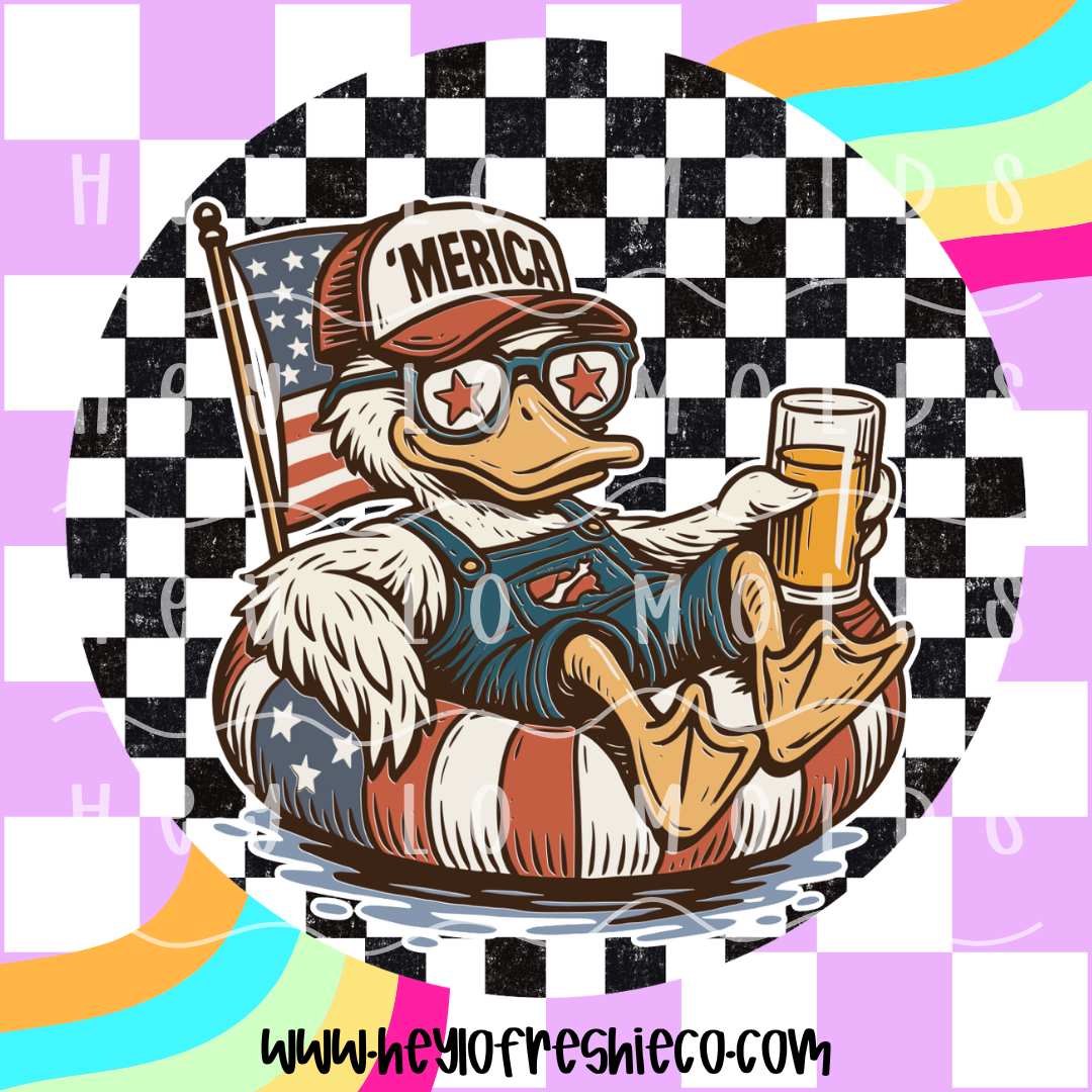 Round Cardstock 132 | Merica Duck