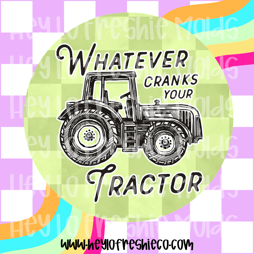 Round Cardstock 205 | Whatever Cranks Your Tractor (Green)