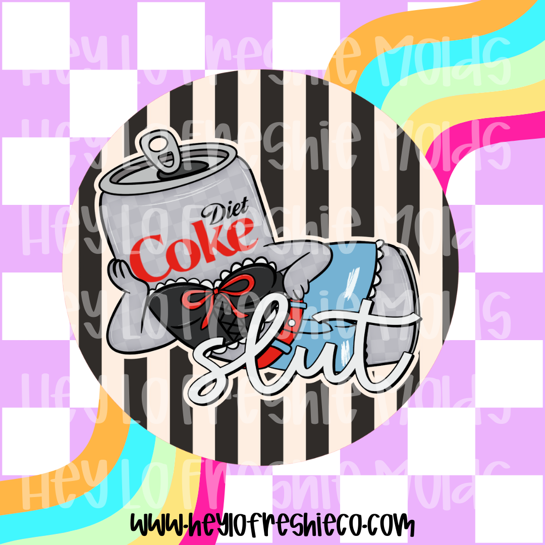 Round Cardstock | Diet Coke Slut